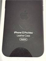 iPhone 12 Pro Max schwarz Leder neu / OVP Case Sachsen-Anhalt - Halle Vorschau