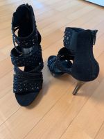 Schwarze Pumps High Heels Glitzersteine Gr. 38 Catwalk Nordrhein-Westfalen - Bad Honnef Vorschau