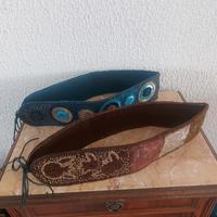 2 Vintage Damen Gürtel bestickt mit Glasperlen und Pailletten Hessen - Nauheim Vorschau