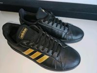 Adidas Sneaker Damen Herren Unisex Schwarz Gold 42 41 Nordrhein-Westfalen - Detmold Vorschau