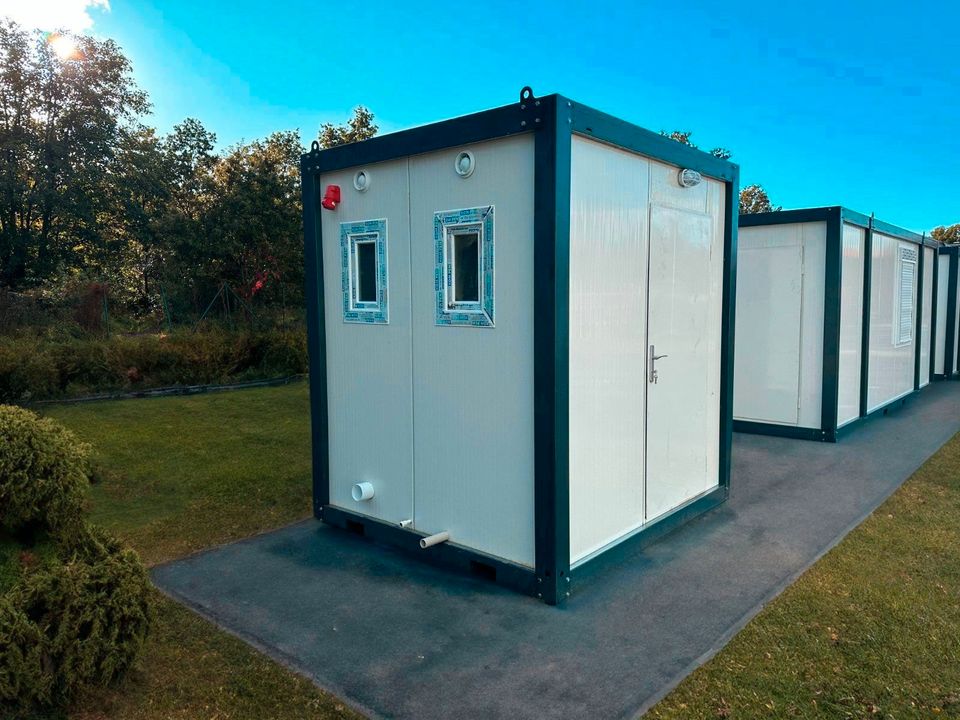 Sanitärcontainer | WC Container | Toilettencontainer | Mobile Sanitäranlage | 2,10m x 2,40m in Weiskirchen