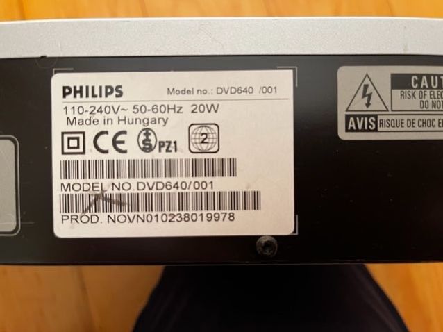 DVD-Player Philips DVD 640 in Selent