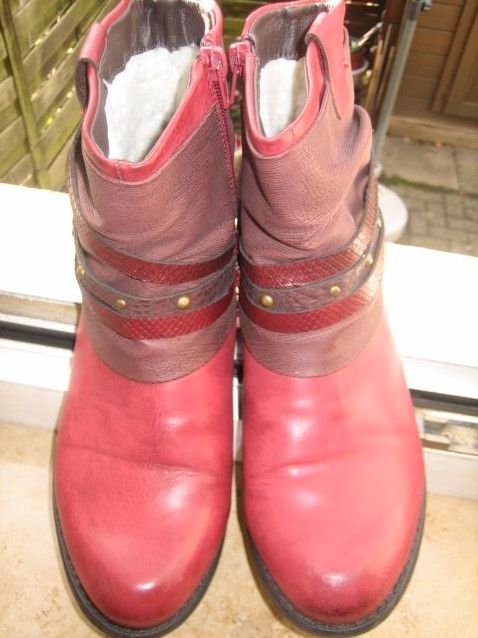 Rieker Antistress  Winter Schuhe Stiefeletten, Gr. 39, rot in Herne