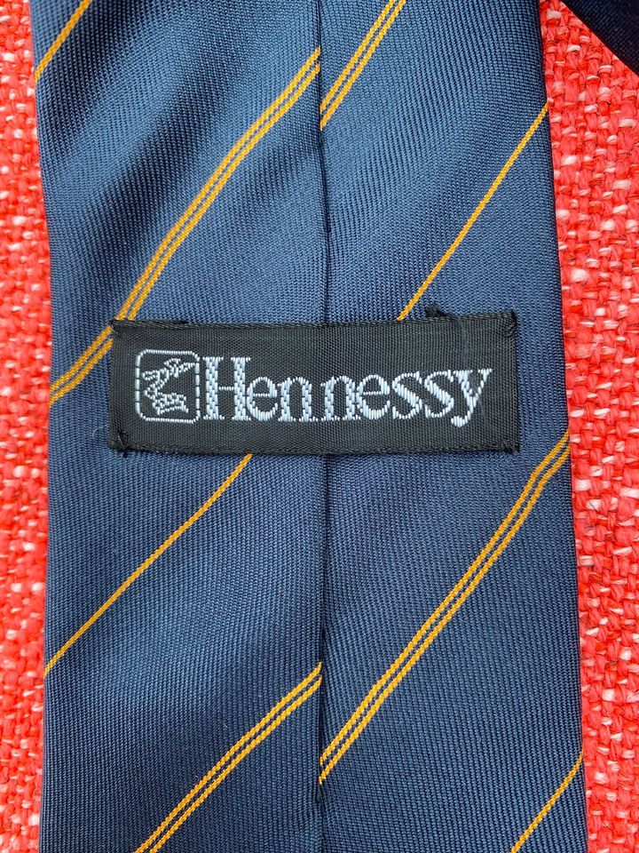 Krawatten Blautöne Seide Italy Hennessy in München