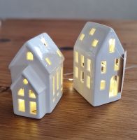 Lichthaus Windlicht Häuser Set 2teilig aus Keramik WOHLFÜHLEN Bayern - Zapfendorf Vorschau