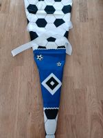 Schultüte aus Stoff für Jungs Fußball mit Namen Düsseldorf - Rath Vorschau