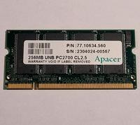 256MB Apacet DDR RAM PC2700 Niedersachsen - Himmelpforten Vorschau