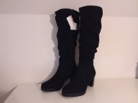 Neu! Tamaris Stiefel Noria schwarz 38 geraffter Schaft Veloursled Niedersachsen - Wardenburg Vorschau