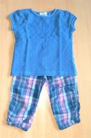 Schönes Mädchen Sommer SET Gr.104 T-Shirt Capri Hose Blau Short Bochum - Bochum-Ost Vorschau