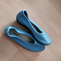42(8): neuw. AVENA Ballerinas Softness taubenblau Nordrhein-Westfalen - Mechernich Vorschau