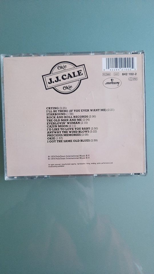 CD "Okie" von J. J. Cale in Aachen