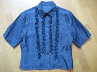 Kurz-Bluse Bluse halbarm blau jeansoptik Rüschen Gr. 36/38 NEU Sendling - Obersendling Vorschau