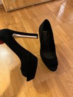 Damen Schuhe High Heels peep toes 38 Leder Mango Bayern - Augsburg Vorschau