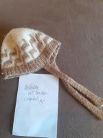 Wollmütze Alpaka mit Bändeln für 1. Lebensjahr Sachsen - Klipphausen Vorschau