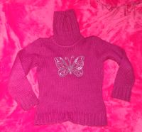 Rosa Pullover mit Schmetterling C&A Größe 116 Schleswig-Holstein - Hohenwestedt Vorschau