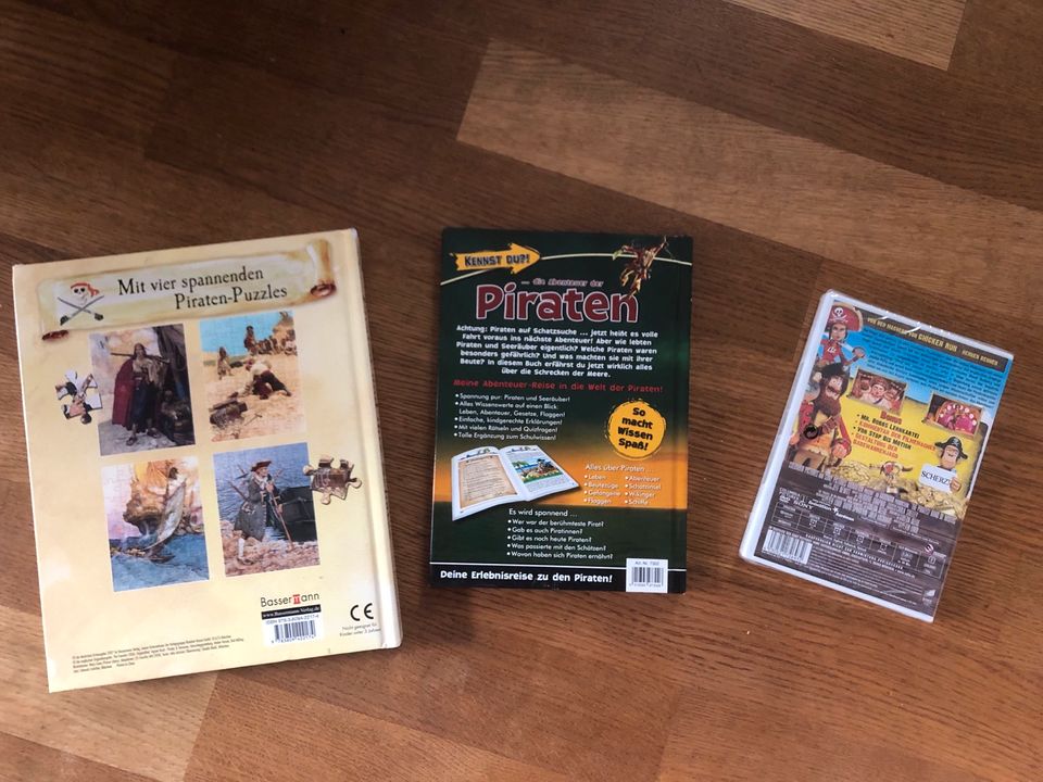 Piraten und Schätze Abenteuer DVD Puzzle Kinderbuch Puzzlebuch in Dachau