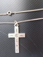 KAUFE JETZT: fein ziseliertes Kreuz+Kette, ca 40 cm Niedersachsen - Wulfsen Vorschau