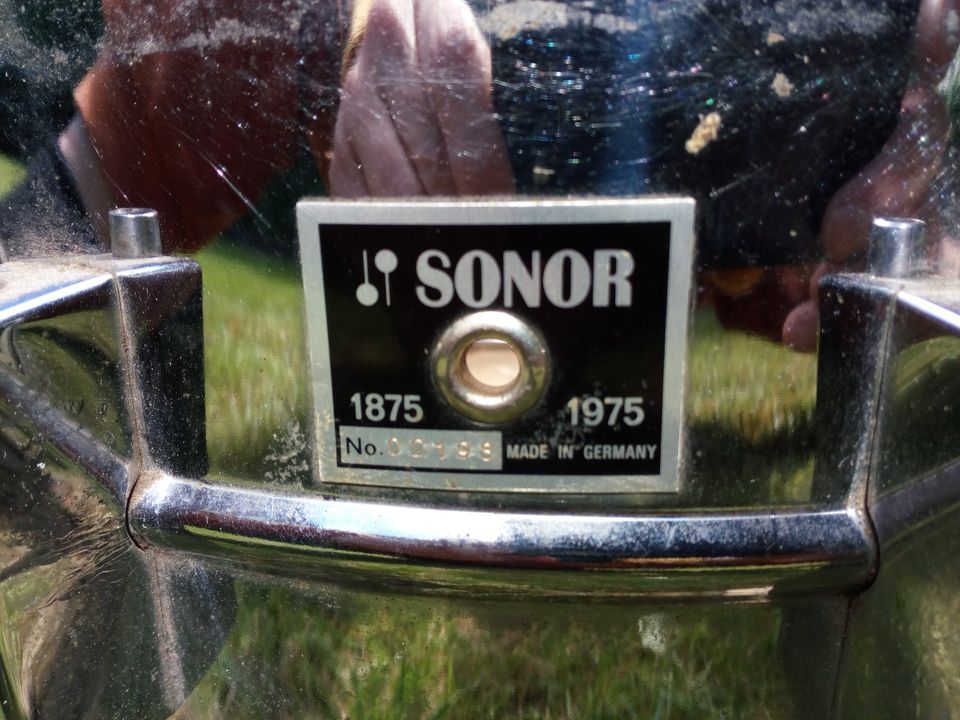 Sonor D505 5.75x14" Phonic Ferromanganese Steel Snare Drum 1980s in Strausberg