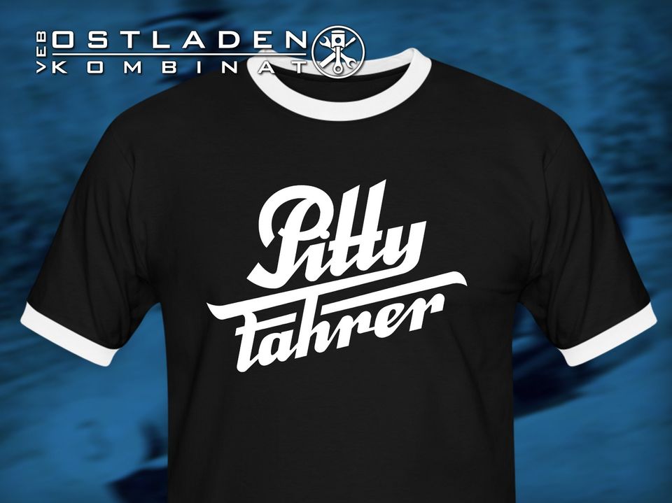 IWL PITTY PITTYFAHRER LOGO EMBLEM SHIRT T-SHIRT © VEB OSTLADEN in Leipzig