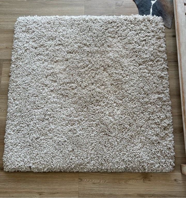 IKEA Teppich ABORG weiß 100cm x 100cm Quadratisch in Aumühle bei Hamburg