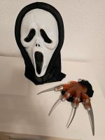 Scream Maske und Handschuh mit Krallen Baden-Württemberg - Ditzingen Vorschau