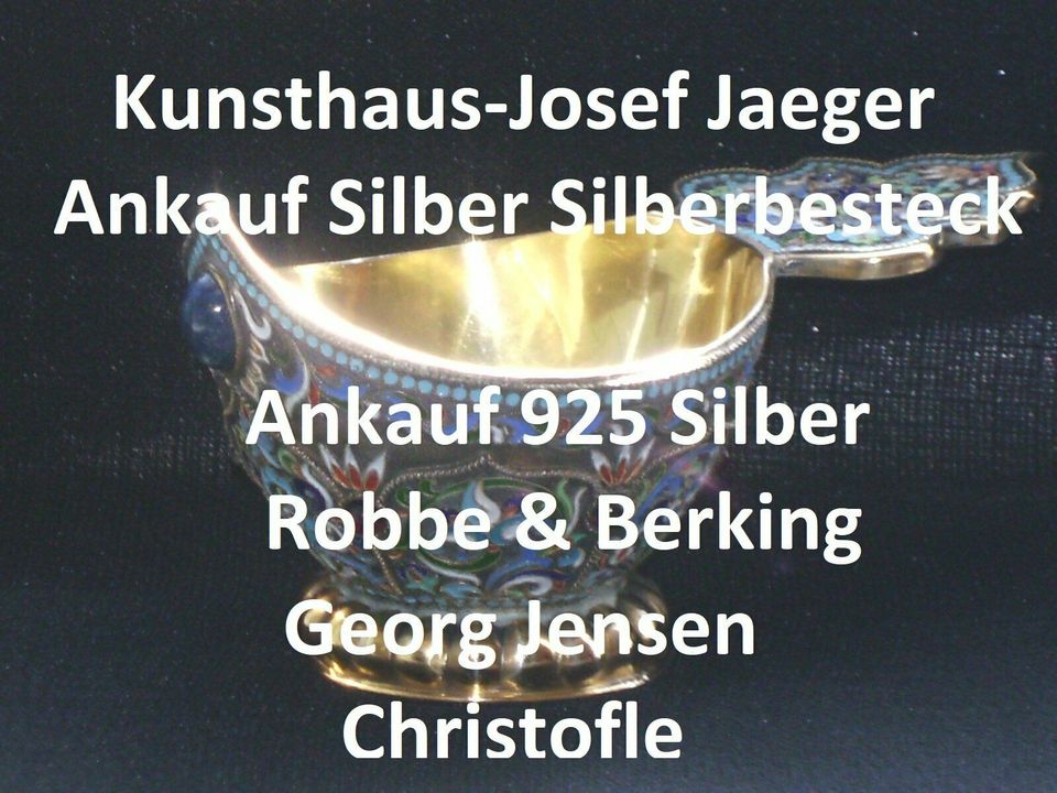 Silberbesteck Ankauf Robbe Berking-Christofle-Georg Jensen Silber in Köln