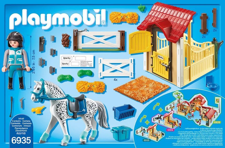 Playmobil 6934 Country Pferdebox Appaloosa in Pfinztal