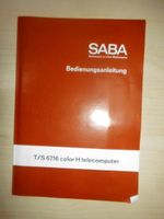 Bedienungsanleitung SABA  T/S6716 color H telecomputer Bayern - Vohburg an der Donau Vorschau