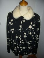 Blumarine, Cardigan, Strickjacke, schwarz, weißer Nerz, Gr. 40/42 Nordrhein-Westfalen - Eitorf Vorschau