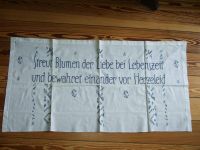 Wandschmuck Liebe Herz gestickt Sinnspruch Poesiealbum Vintage Hamburg-Nord - Hamburg Eppendorf Vorschau