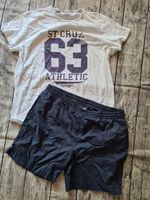 Herren T-Shirt weiß XXL 2XL + kurze Hose Shorts blau L Niedersachsen - Stuhr Vorschau