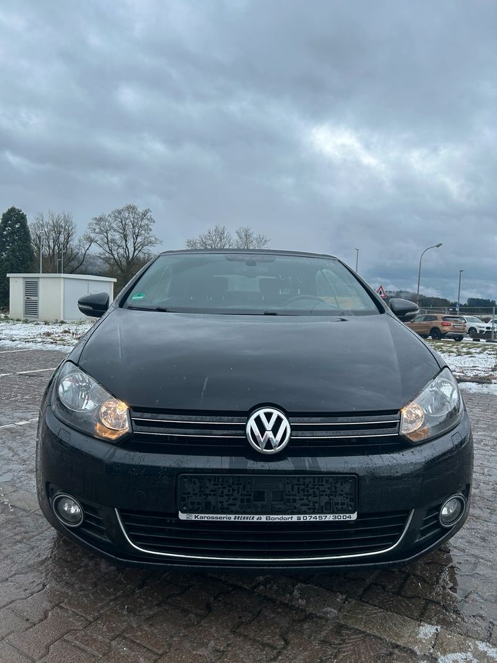 VW Golf Cabrio 2.0 TDI Bluemotion Cup in Allmendingen