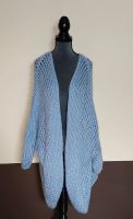 Oversize Strickjacke ~ MADE IN ITALY ~ hellblau ~ Mohair Hessen - Schaafheim Vorschau