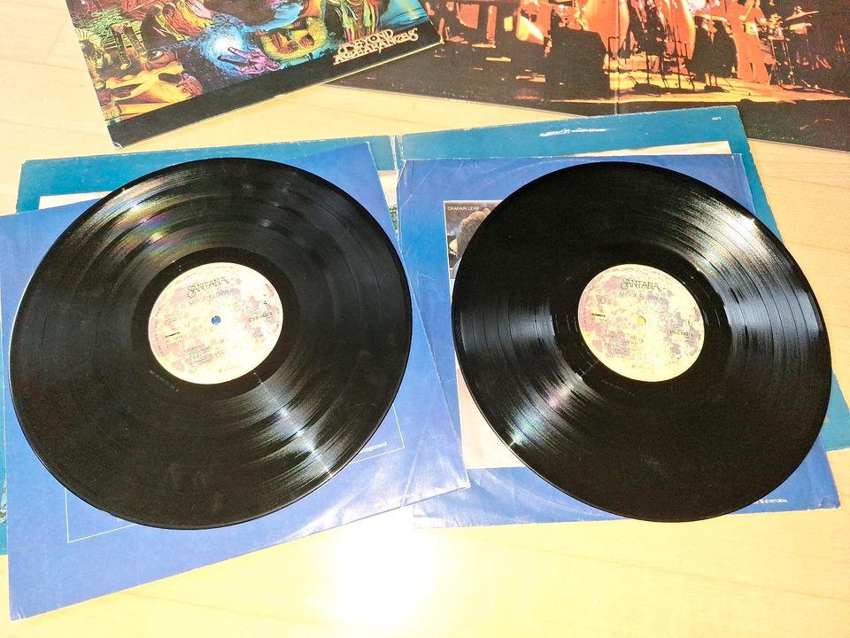 Santana LPs Schallplatten Vinyls beyond appearangers abraxas moon in Mettmann