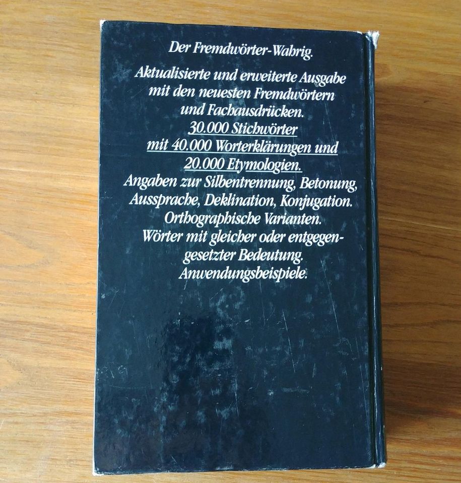 Fremdwörter-Lexikon Wahrig Orbis Buch zu verschenken in Lüdenscheid