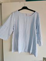 Maite Kelly Bon Prix Bluse 48 Tunika weiß blau Niedersachsen - Seevetal Vorschau