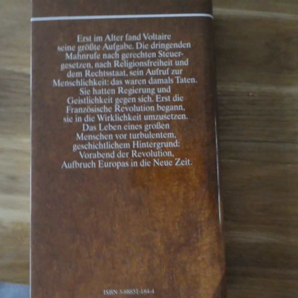 Buch: Voltaire: Leben und Briefe.   Hardcover in Föhren bei Trier