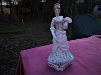 Tolle Porzellan Figur Dame mit Fächer Hollohaza Ungarn 26 cm Baden-Württemberg - Schwaigern Vorschau