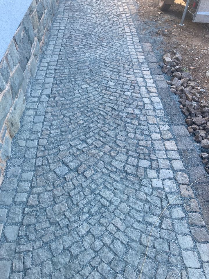 Granit Mosaikpflaster in Greiz