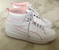 PUMA Leder Sneakers Mid Sportschuhe Damen, Weiß/Rose, Größe 38.5 Berlin - Schöneberg Vorschau