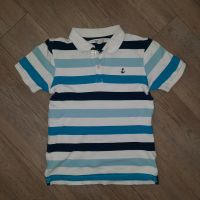 Polo Tshirt Kinder Gr. 134/140 blau weiß Stuttgart - Zuffenhausen Vorschau