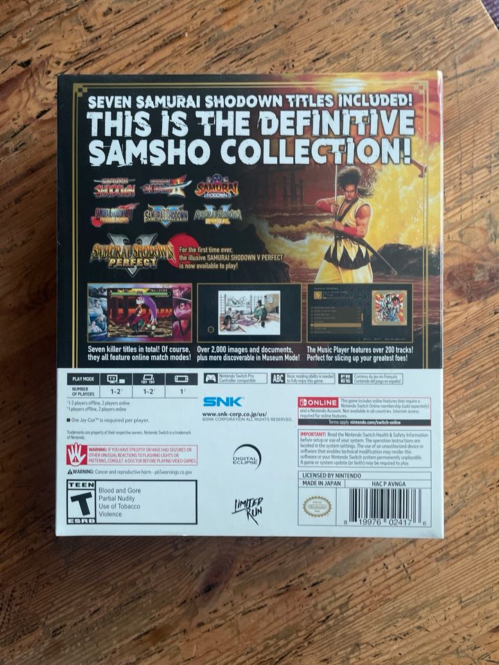 Samurai Shodouwn NeoGeo Collection Nintendo Switch in Berlin