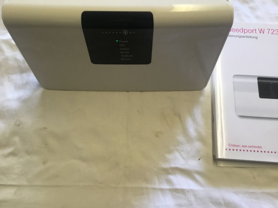 Speedport Router W 723 V WLAN mit Netzteil in Ziltendorf