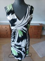 Sommer Kleid weiß - schwarz - grün Gr. 36/38 handmade Baden-Württemberg - Remchingen Vorschau