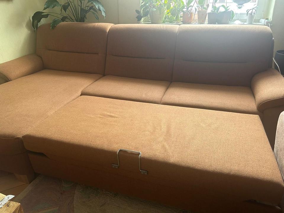 meinSofa - Modell Vera Sofa/Couch mit Schlaffunktion+Staukasten in Halle