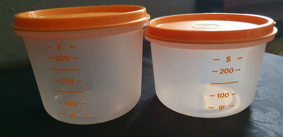 Neu! ❤️  Tupperware 2 Behälter mit Maßeinheit 450 ml + 550 ml in Ratingen