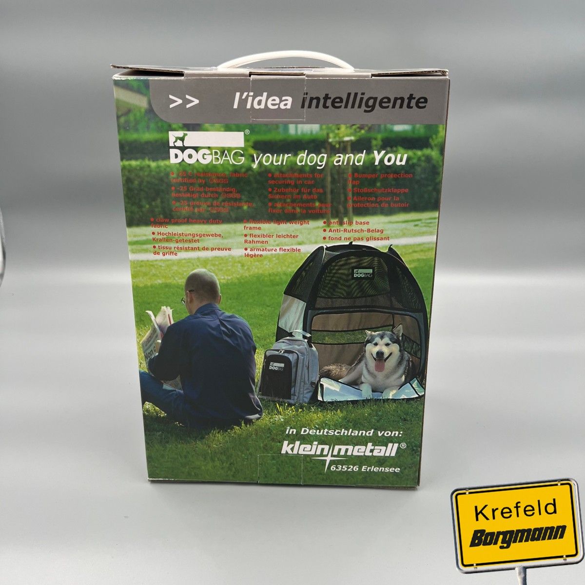 Kleinmetall mobile Hundebox *Borgmann*