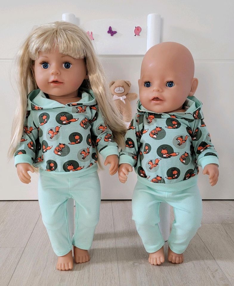 Handmade Puppenkleidung Puppen-Outfit 43 cm Puppenklamottchen in Hambergen