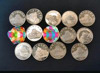 Silbermünzen 5 Yuan 12 Münzen Nordrhein-Westfalen - Neuss Vorschau