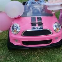 Kinderelektroauto Mini Cooper S mit Fernsteuerung & Licht / pink West - Nied Vorschau